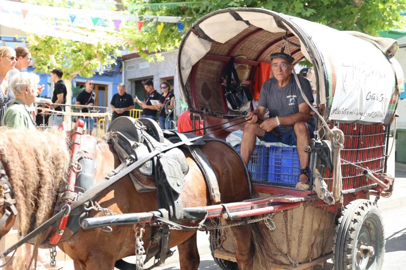 La presentació i l’entrada de la murta aporten l’ambient a l’arranc de les festes de Llíber La presentació i l’entrada de la murta aporten l’ambient a l’arranc de les festes de Llíber